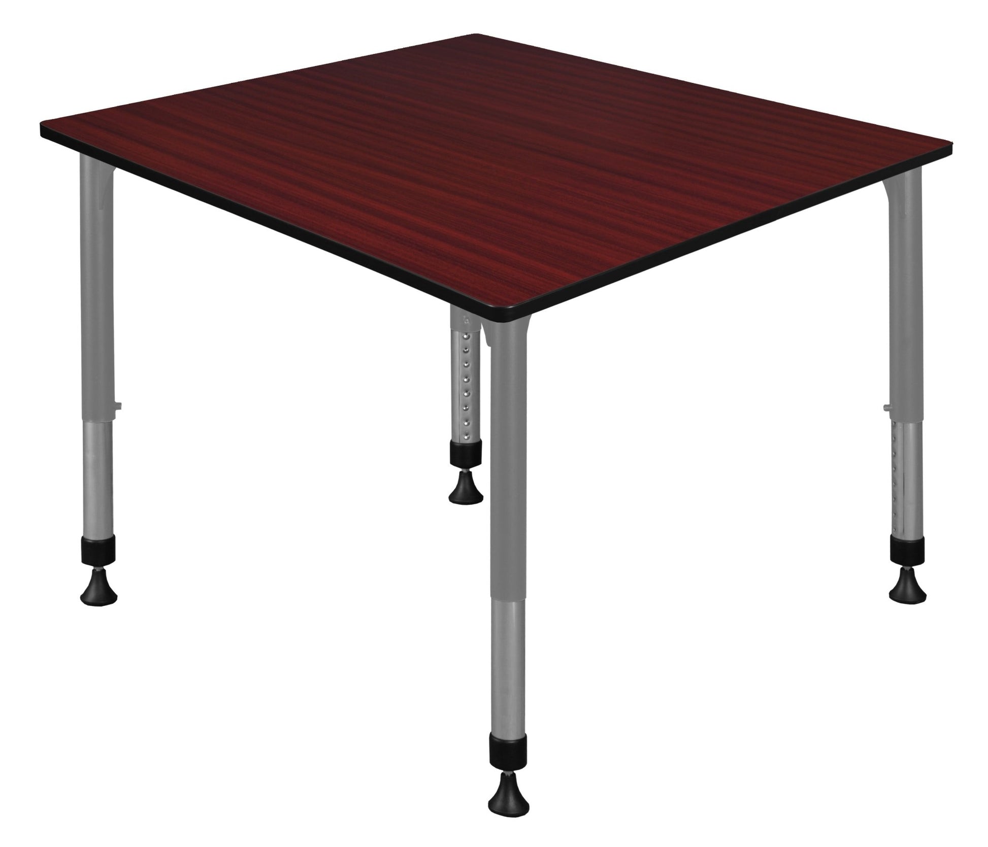 Regency Kee 42 in. Square Height Adjustable Mobile Classroom Activity Table - SchoolOutlet