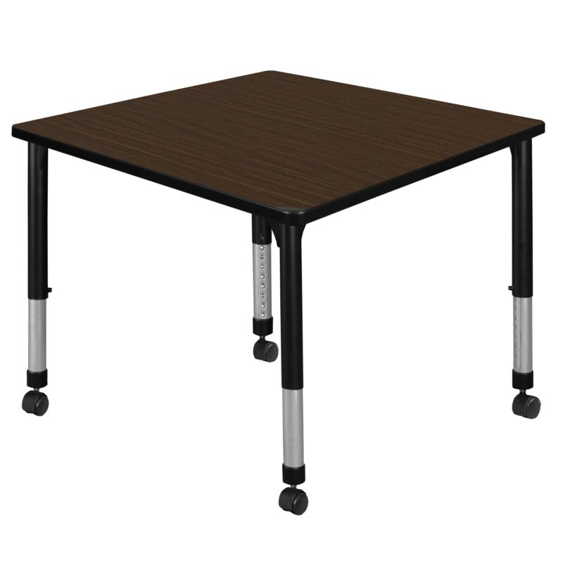 Regency Kee Square Height Adjustable Mobile Classroom Activity Table 42"W x 42"D x 23" - 34"H (REG - TB4242) - SchoolOutlet