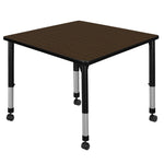 Regency Kee Square Height Adjustable Mobile Classroom Activity Table 42