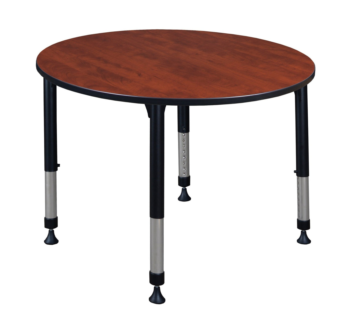 Regency Kee 42 in. Round Height Adjustable Mobile Classroom Activity Table - SchoolOutlet