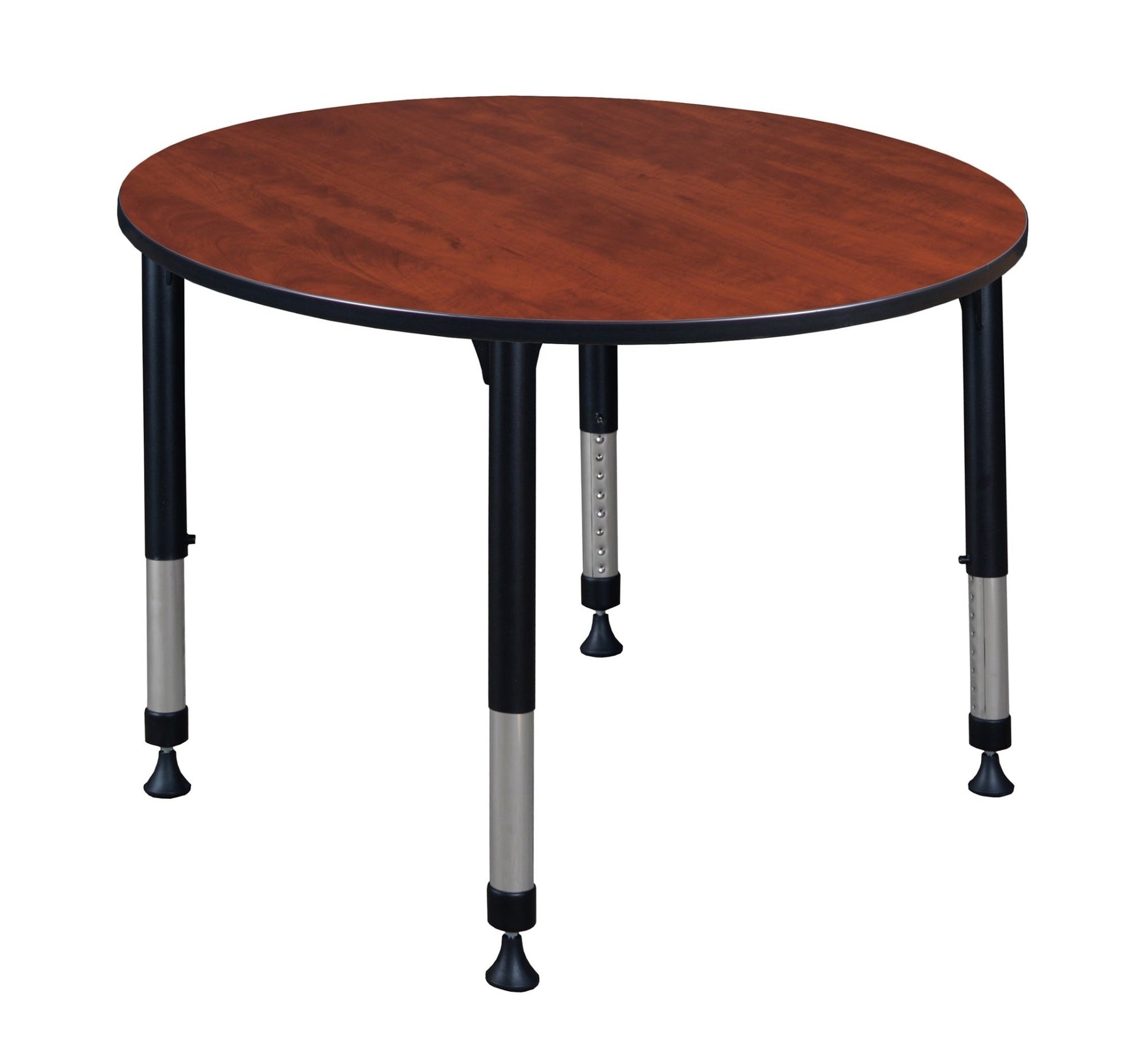 Regency Kee 42 in. Round Height Adjustable Mobile Classroom Activity Table - SchoolOutlet