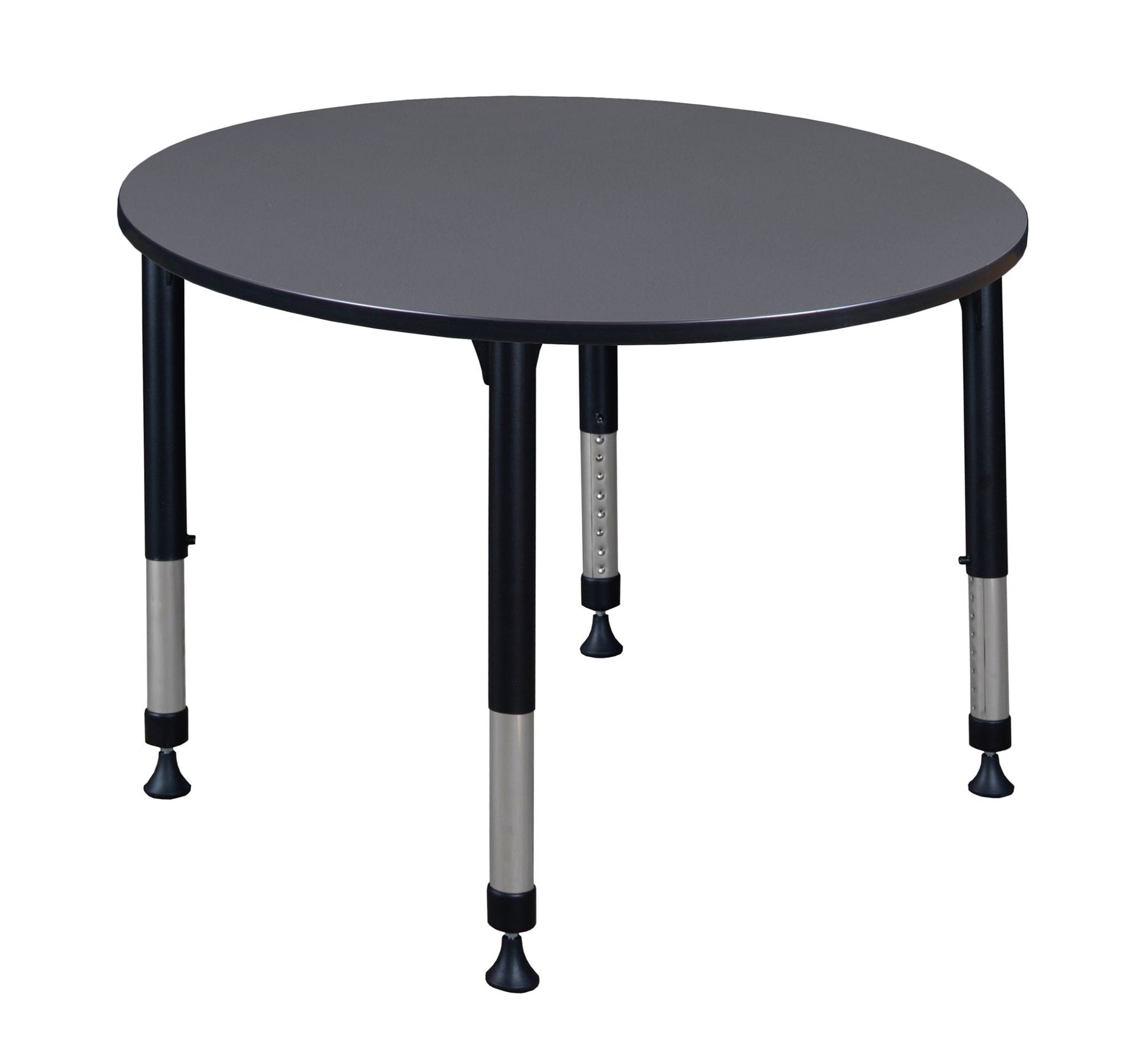 Regency Kee 42 in. Round Height Adjustable Mobile Classroom Activity Table - SchoolOutlet