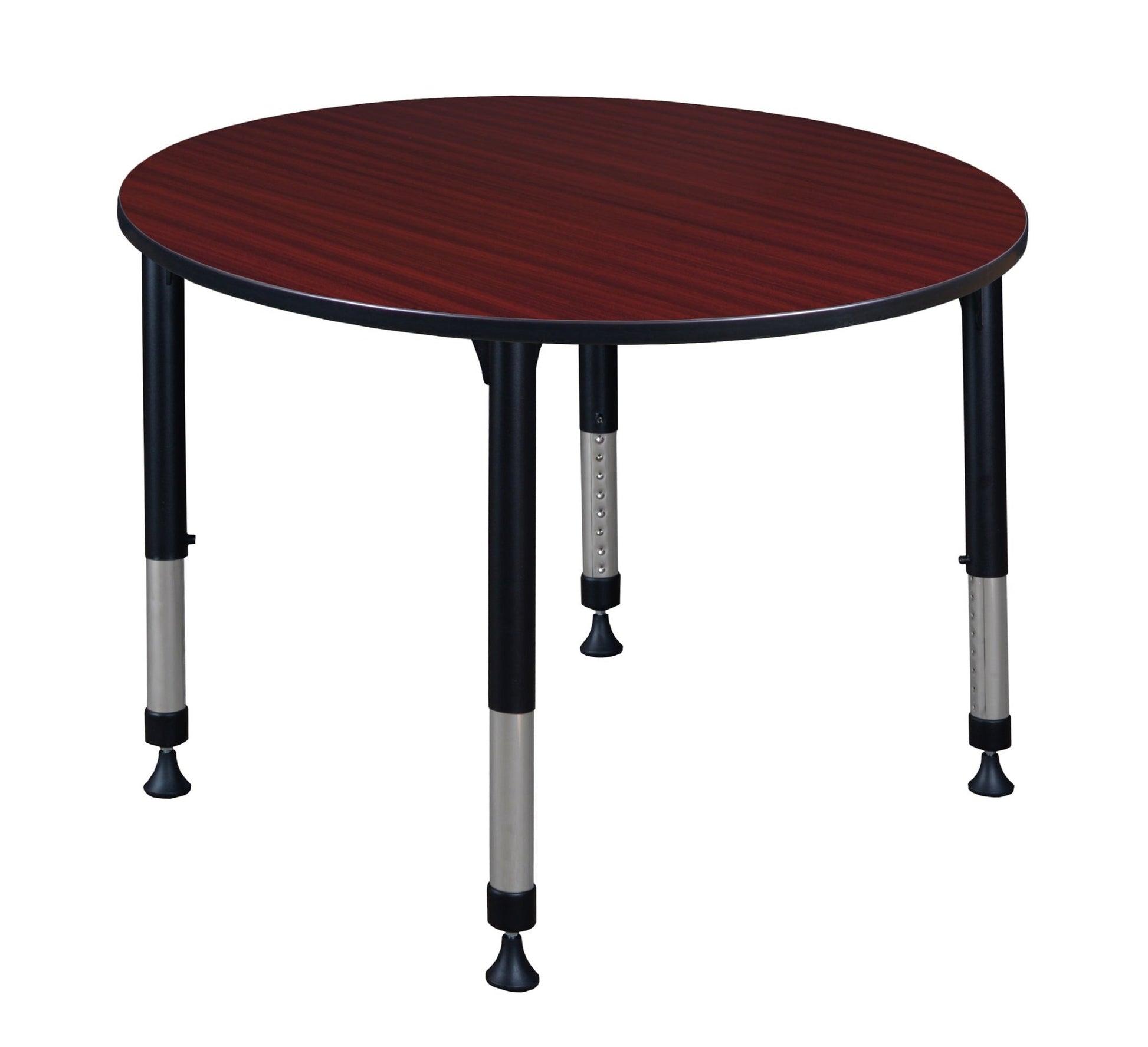 Regency Kee 42 in. Round Height Adjustable Mobile Classroom Activity Table - SchoolOutlet