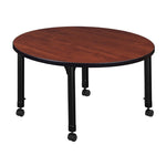 Regency Kee Round Mobile Adjustable Classroom Table 42