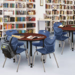 Regency Kee Round Mobile Adjustable Classroom Table 42