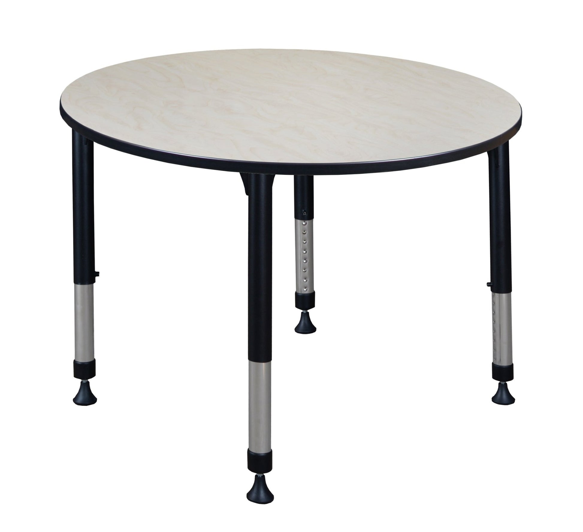 Regency Kee 42 in. Round Height Adjustable Mobile Classroom Activity Table - SchoolOutlet