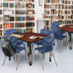 Regency Kee Square Mobile Adjustable Classroom Table 48