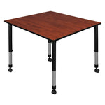 Regency Kee Square Mobile Adjustable Classroom Table 48