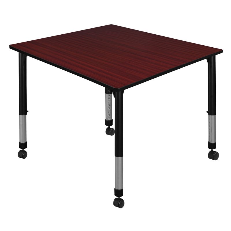 Regency Kee Square Mobile Adjustable Classroom Table 48"W x 48"D x 23" - 34"H (REG - TB4848) - SchoolOutlet