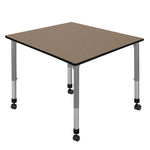 Regency Kee Square Mobile Adjustable Classroom Table 48