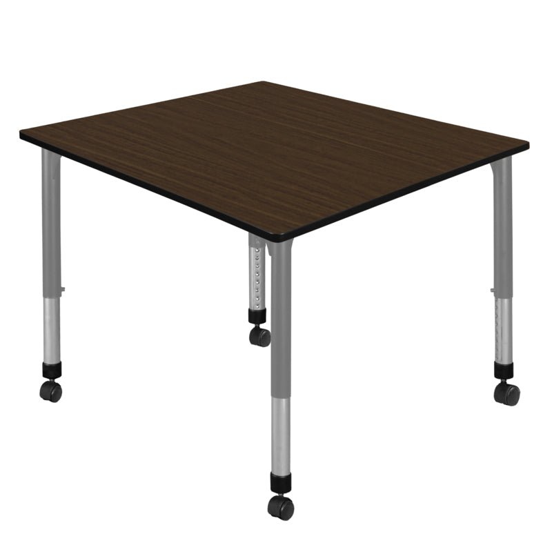 Regency Kee Square Mobile Adjustable Classroom Table 48"W x 48"D x 23" - 34"H (REG - TB4848) - SchoolOutlet