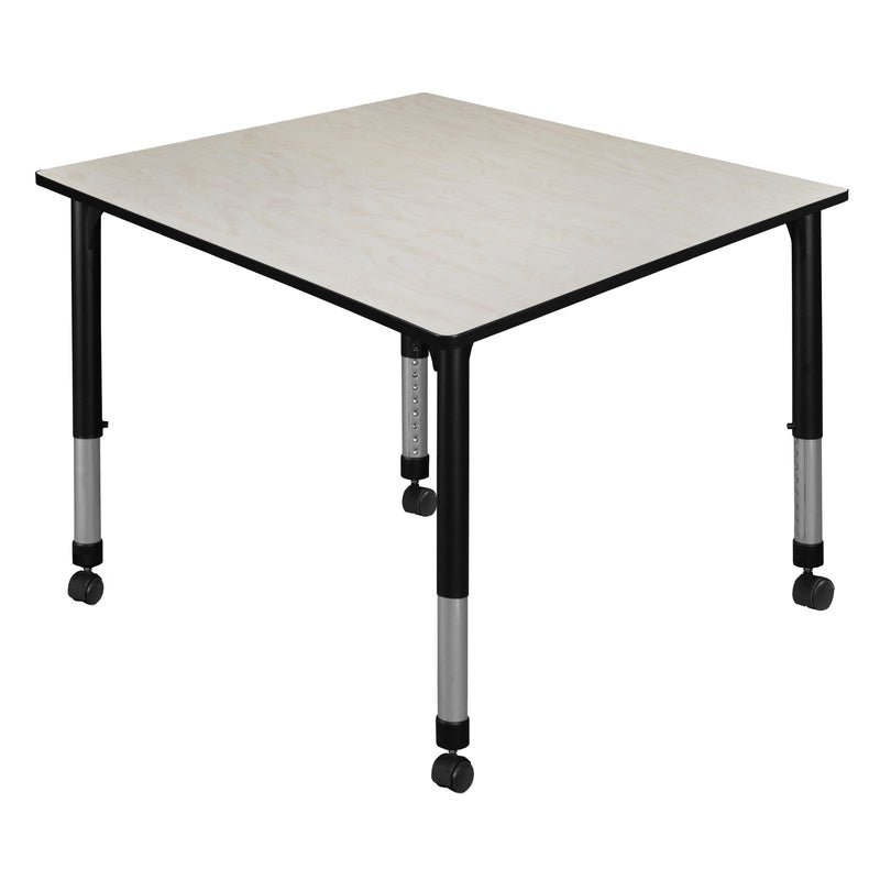 Regency Kee Square Mobile Adjustable Classroom Table 48"W x 48"D x 23" - 34"H (REG - TB4848) - SchoolOutlet