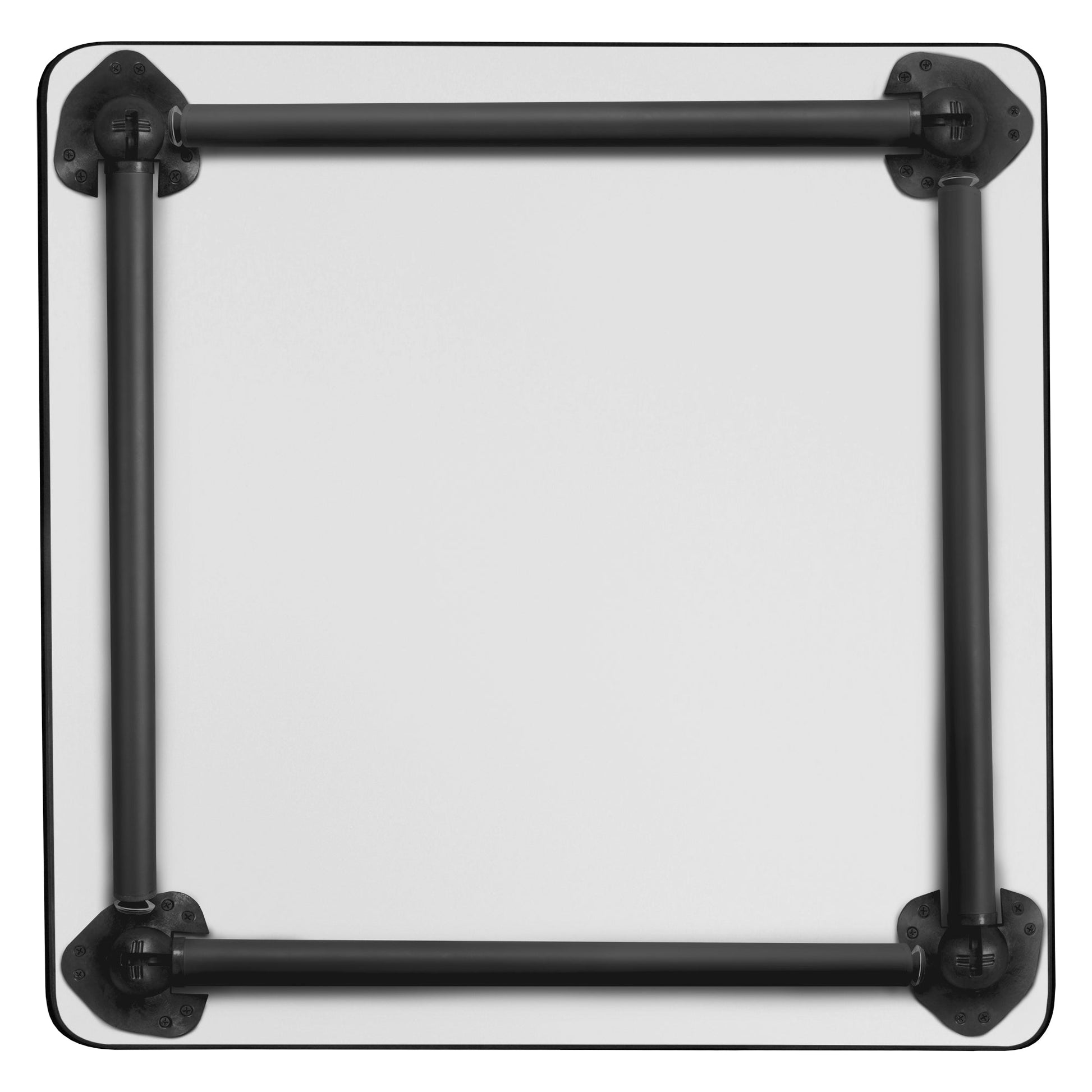Regency Kee 42 in. Medium Square Breakroom Table, Black Folding Legs - SchoolOutlet