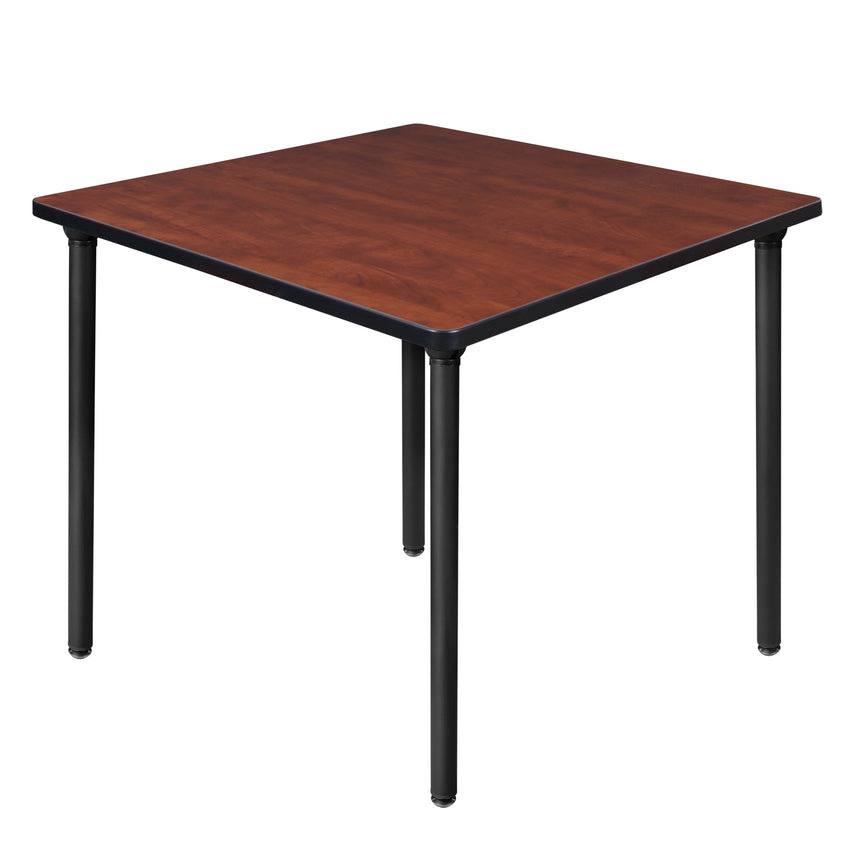Regency Kee 42 in. Medium Square Breakroom Table, Black Folding Legs - SchoolOutlet