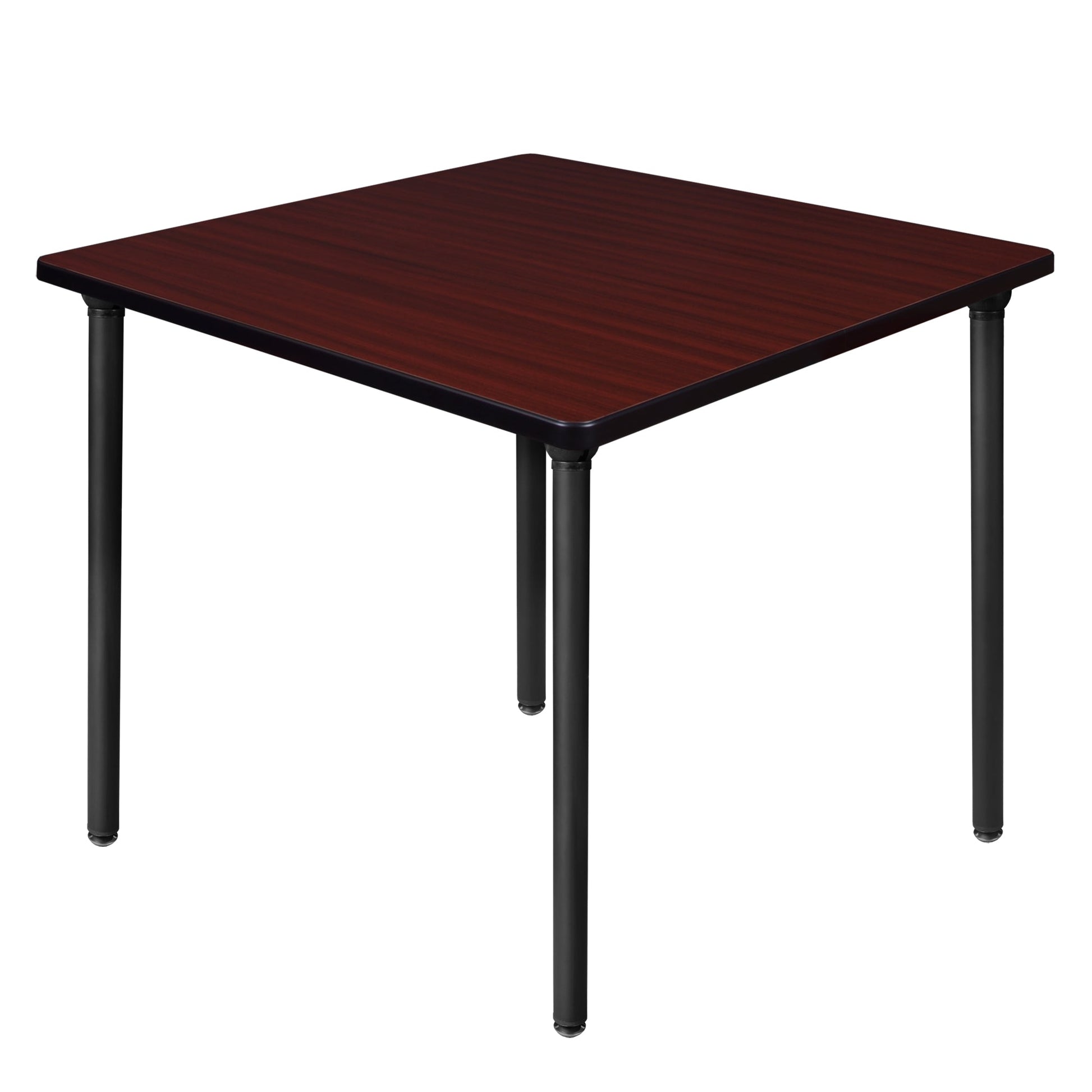Regency Kee 42 in. Medium Square Breakroom Table, Black Folding Legs - SchoolOutlet