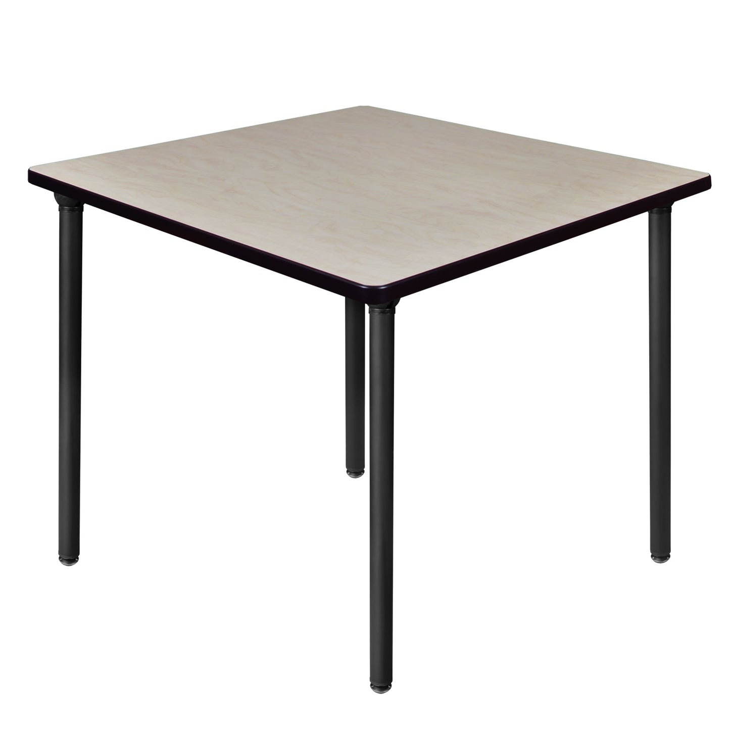 Regency Kee 42 in. Medium Square Breakroom Table, Black Folding Legs - SchoolOutlet