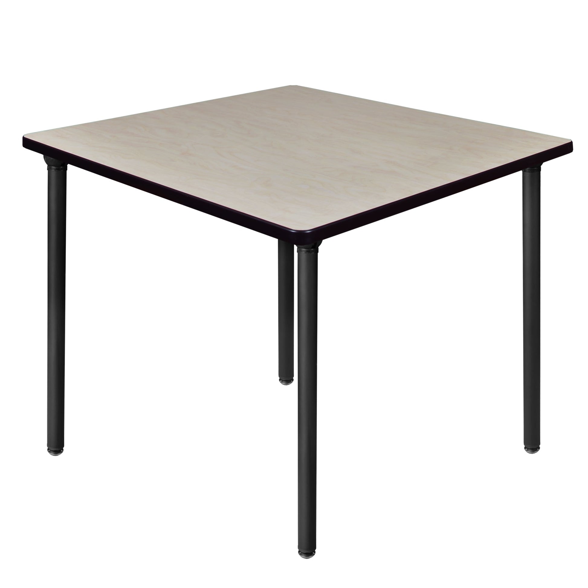 Regency Kee 42 in. Medium Square Breakroom Table, Black Folding Legs - SchoolOutlet