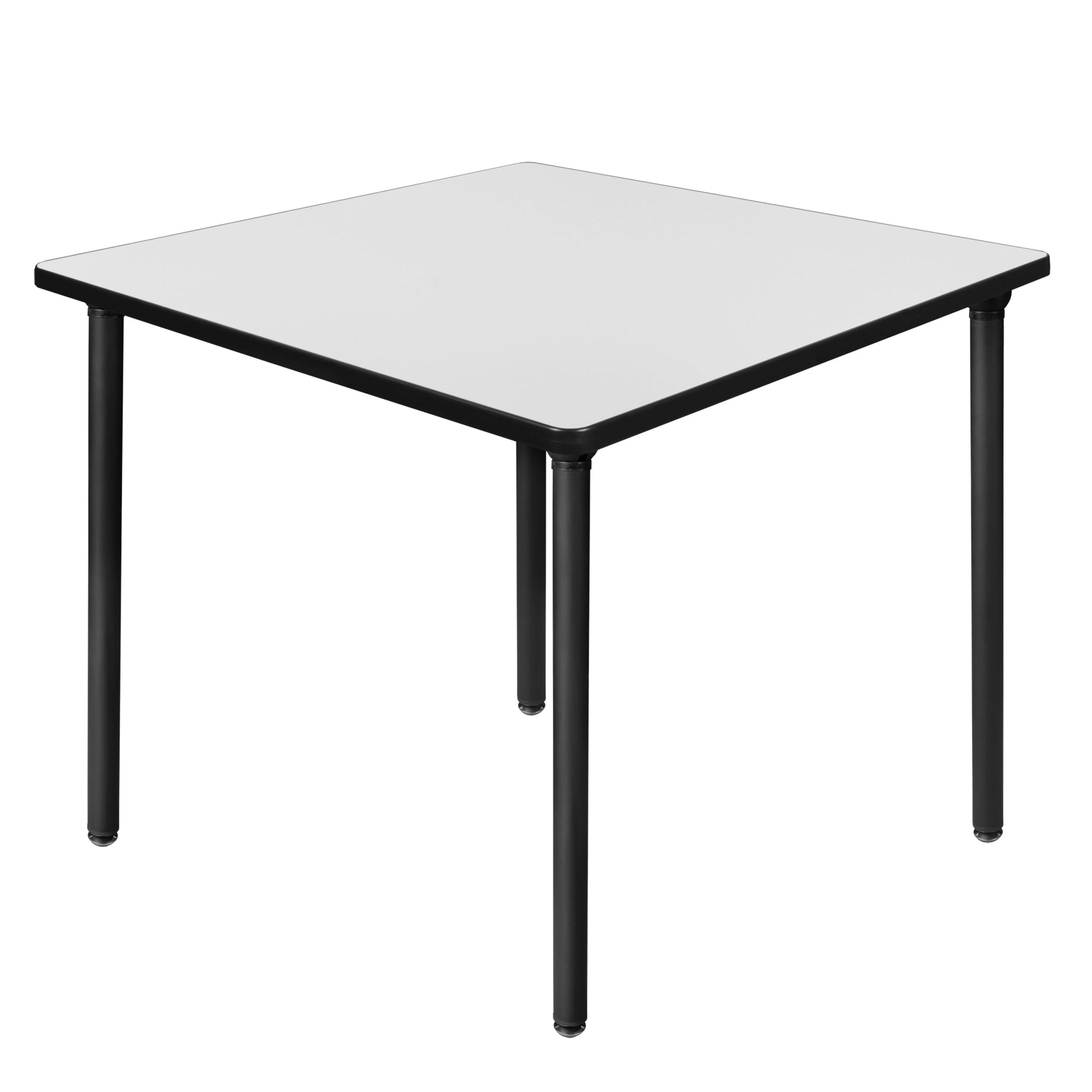 Regency Kee 42 in. Medium Square Breakroom Table, Black Folding Legs - SchoolOutlet