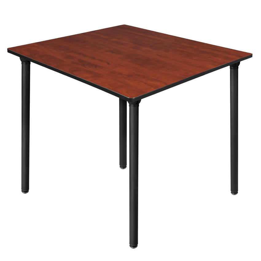 Regency Kee 48 in. Large Square Breakroom Table, Black Folding Legs - SchoolOutlet
