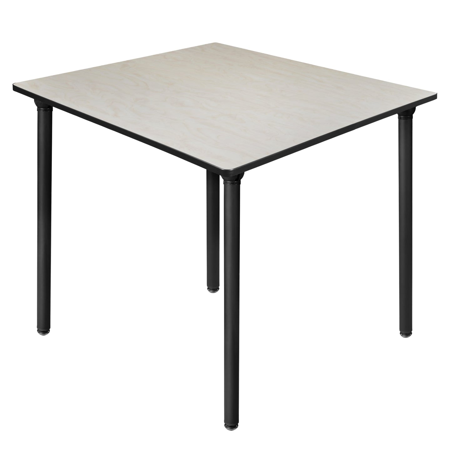 Regency Kee 48 in. Large Square Breakroom Table, Black Folding Legs - SchoolOutlet