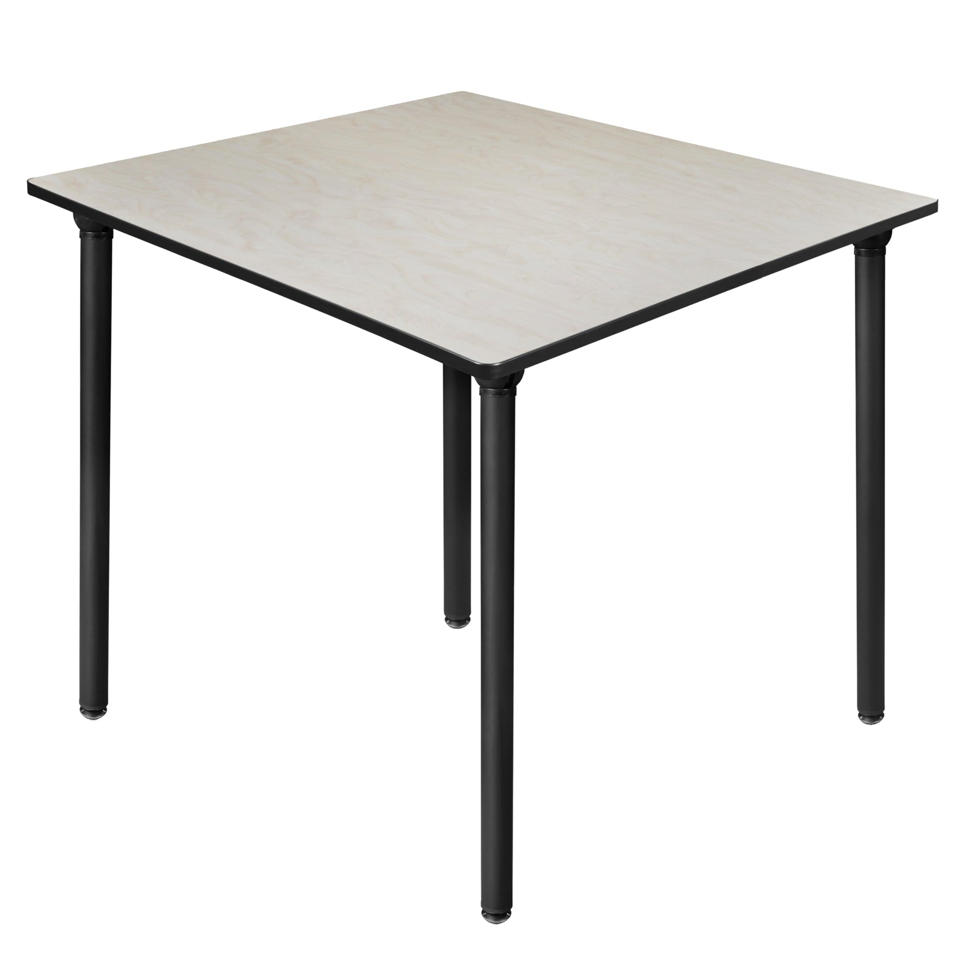 Regency Kee 48 in. Large Square Breakroom Table, Black Folding Legs - SchoolOutlet
