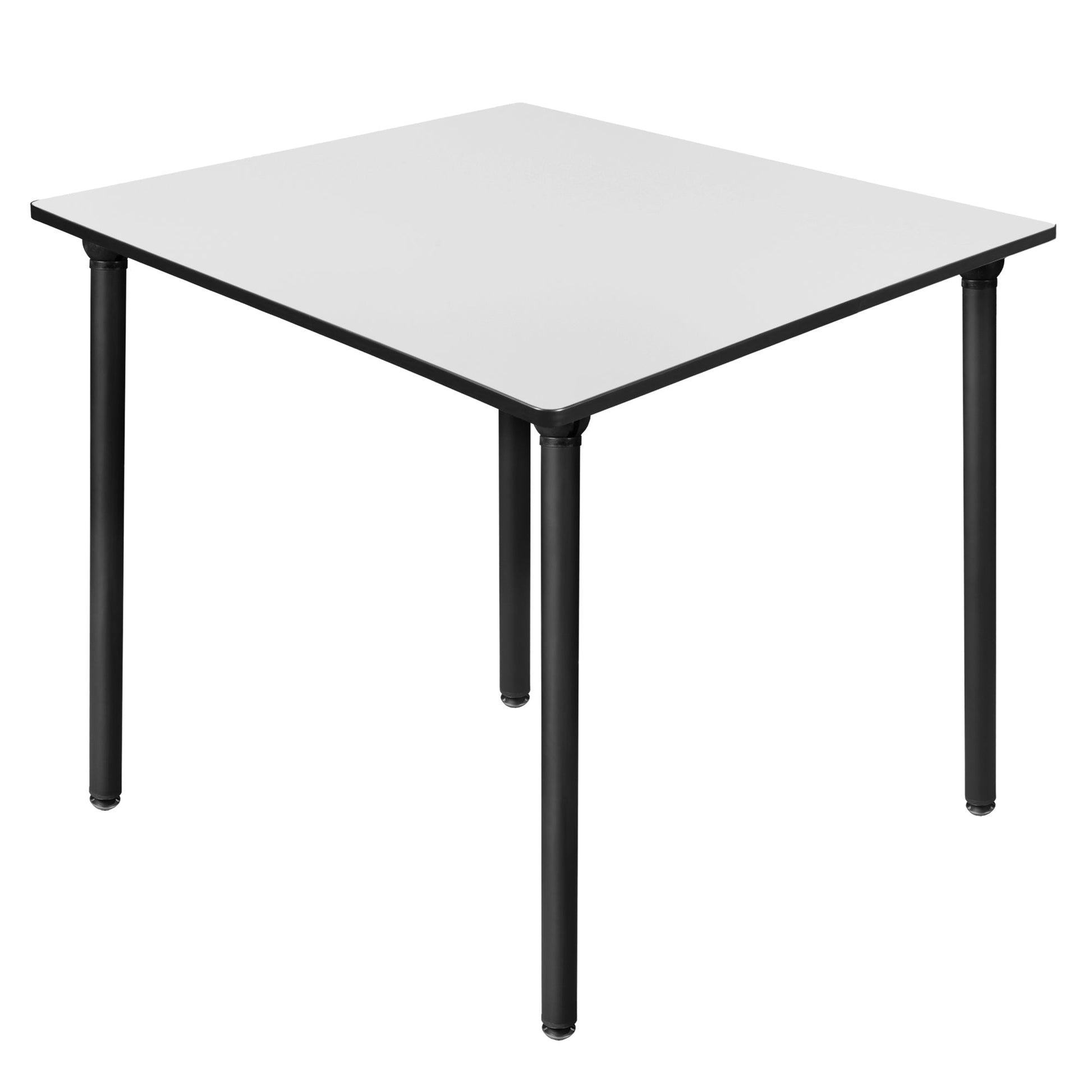 Regency Kee 48 in. Large Square Breakroom Table, Black Folding Legs - SchoolOutlet