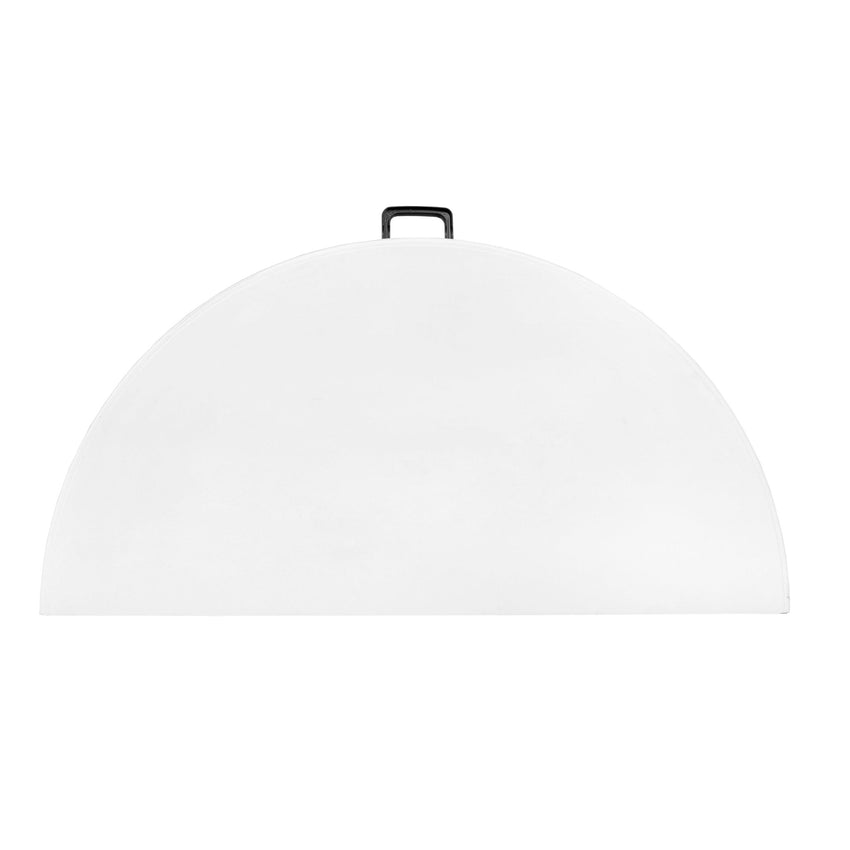Regency Trestle 4 ft Round Folding Table 48"W x 48"D x 29"H (REG-TBM48RNDWH) - SchoolOutlet