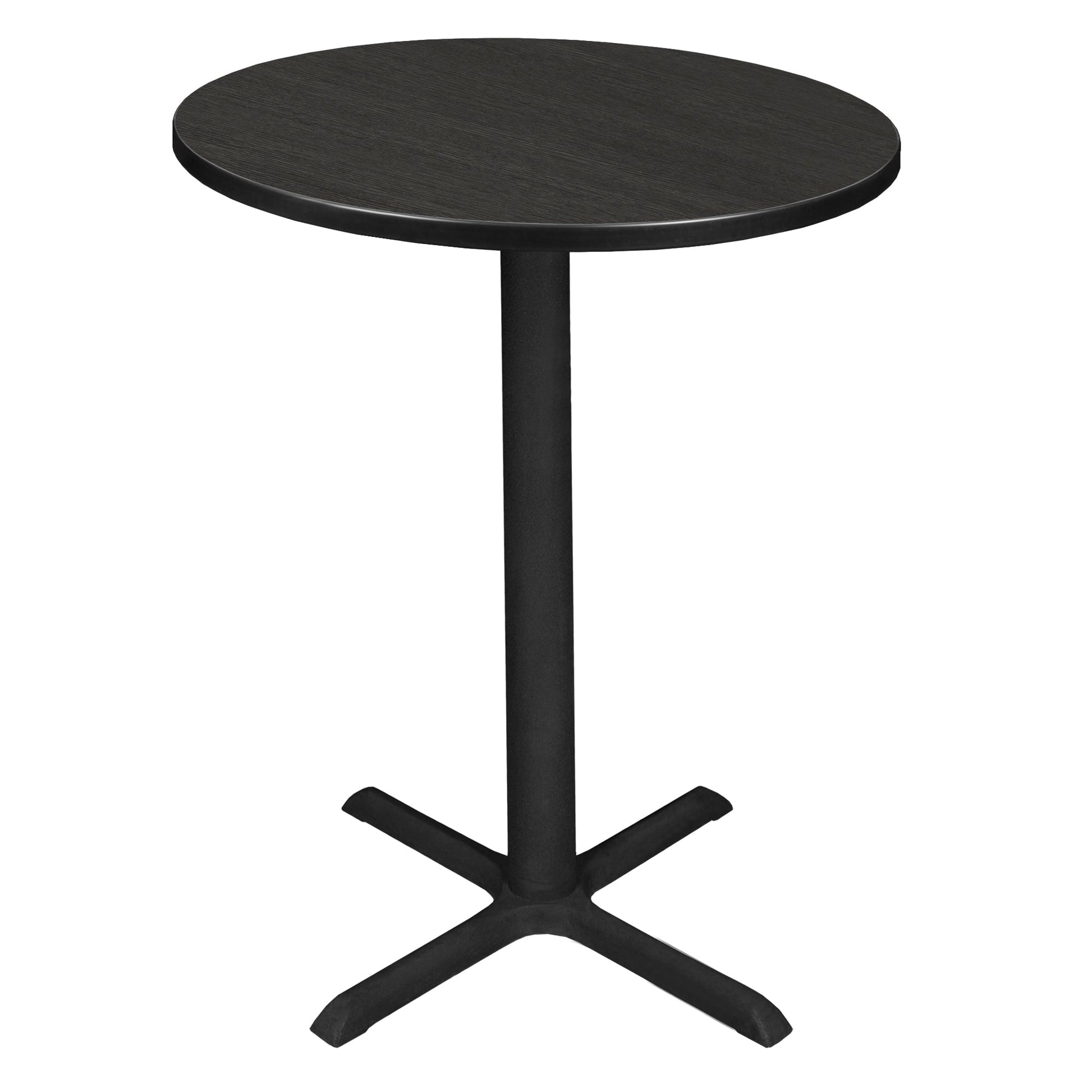 Regency Cain Small 30 in. Round X - Base Cafe Table - SchoolOutlet