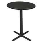 Regency Cain Small 30 in. Round X - Base Cafe Table - SchoolOutlet