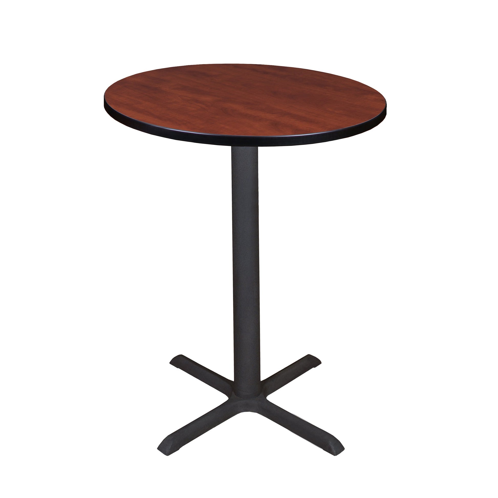 Regency Cain Small 30 in. Round X - Base Cafe Table - SchoolOutlet