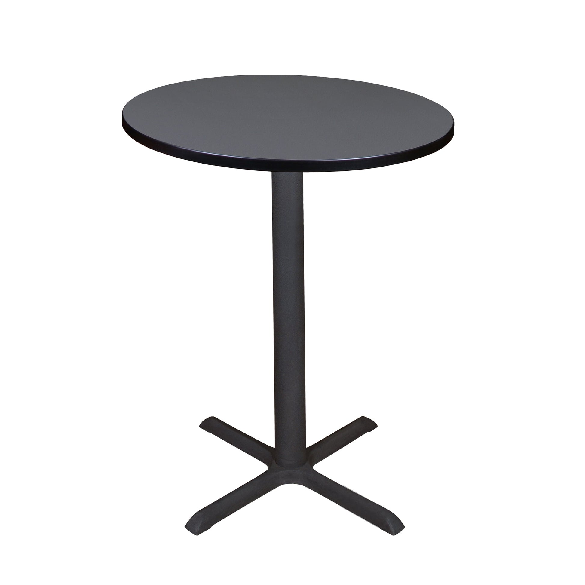 Regency Cain Small 30 in. Round X - Base Cafe Table - SchoolOutlet