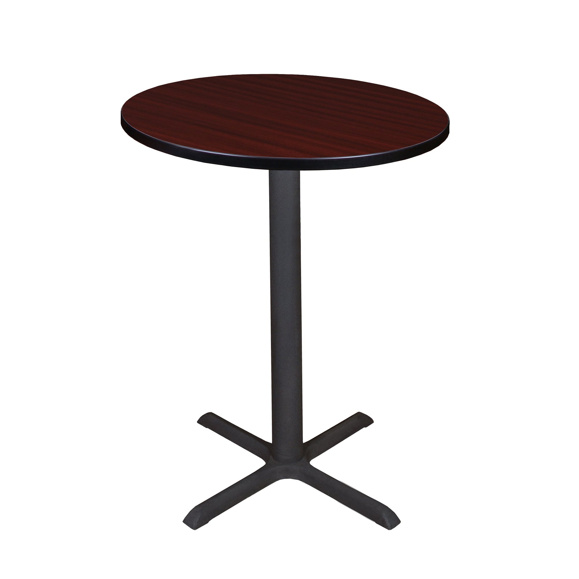 Regency Cain Small 30 in. Round X - Base Cafe Table - SchoolOutlet