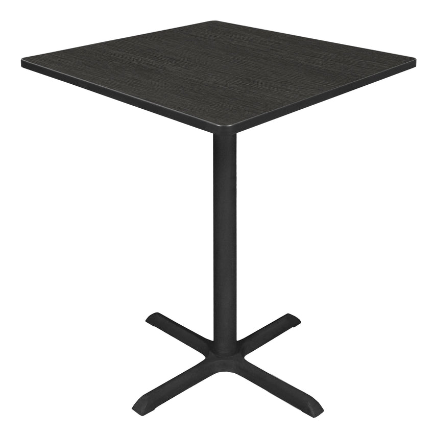 Regency Cain Medium 36 in. Square X - Base Cafe Table - SchoolOutlet