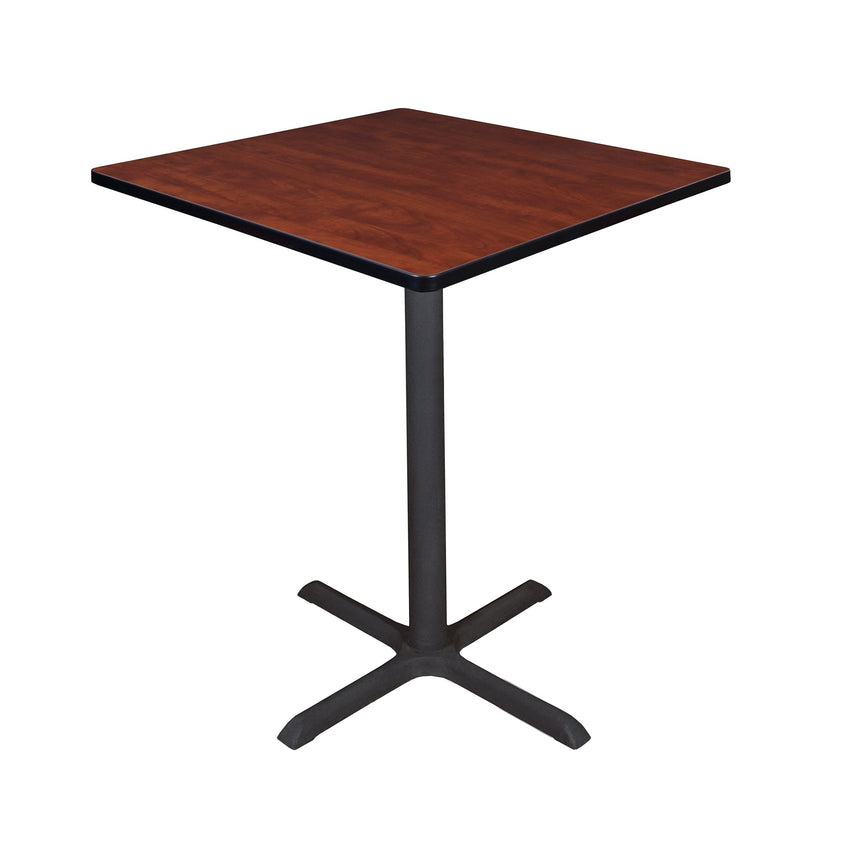 Regency Cain Medium 36 in. Square X - Base Cafe Table - SchoolOutlet
