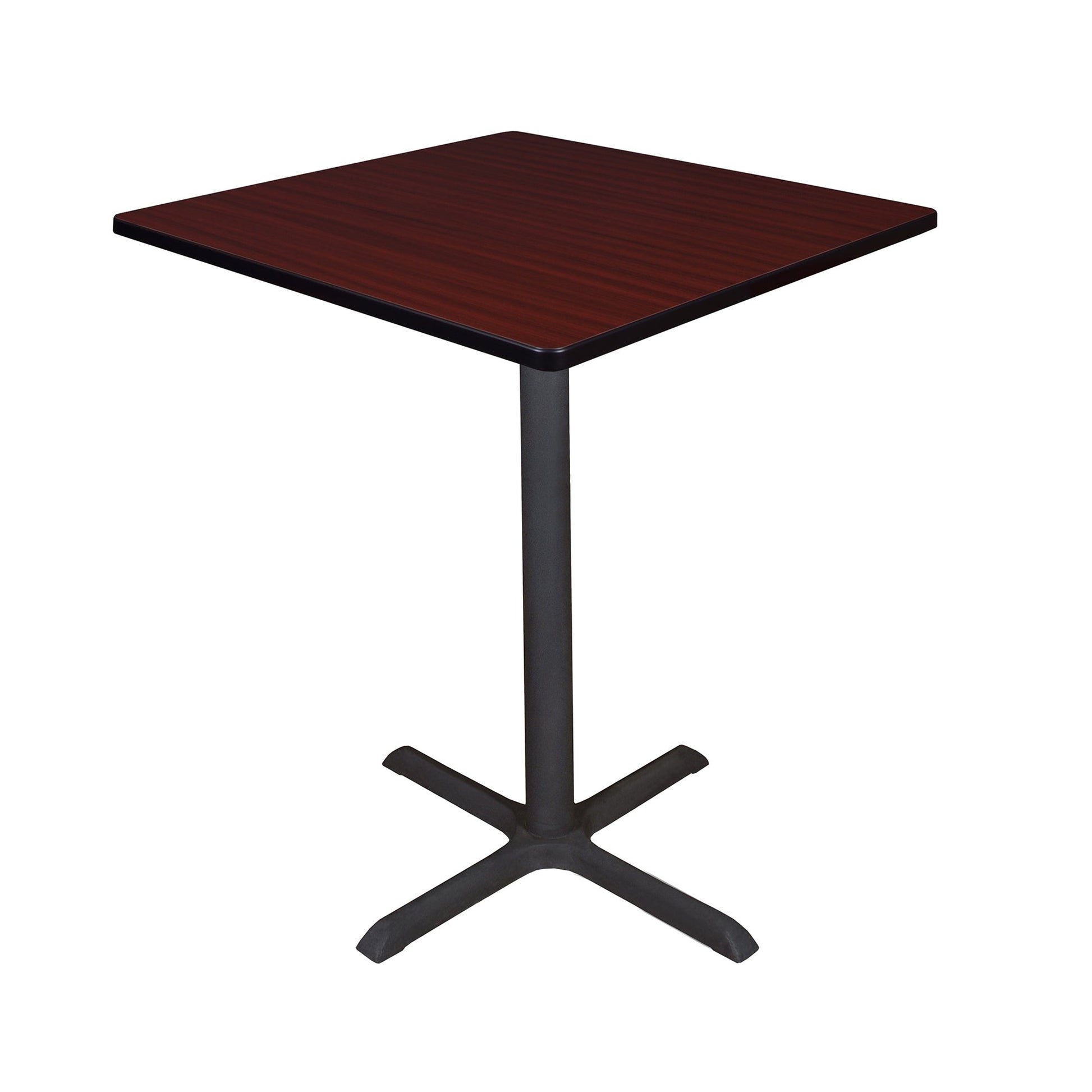 Regency Cain Medium 36 in. Square X - Base Cafe Table - SchoolOutlet