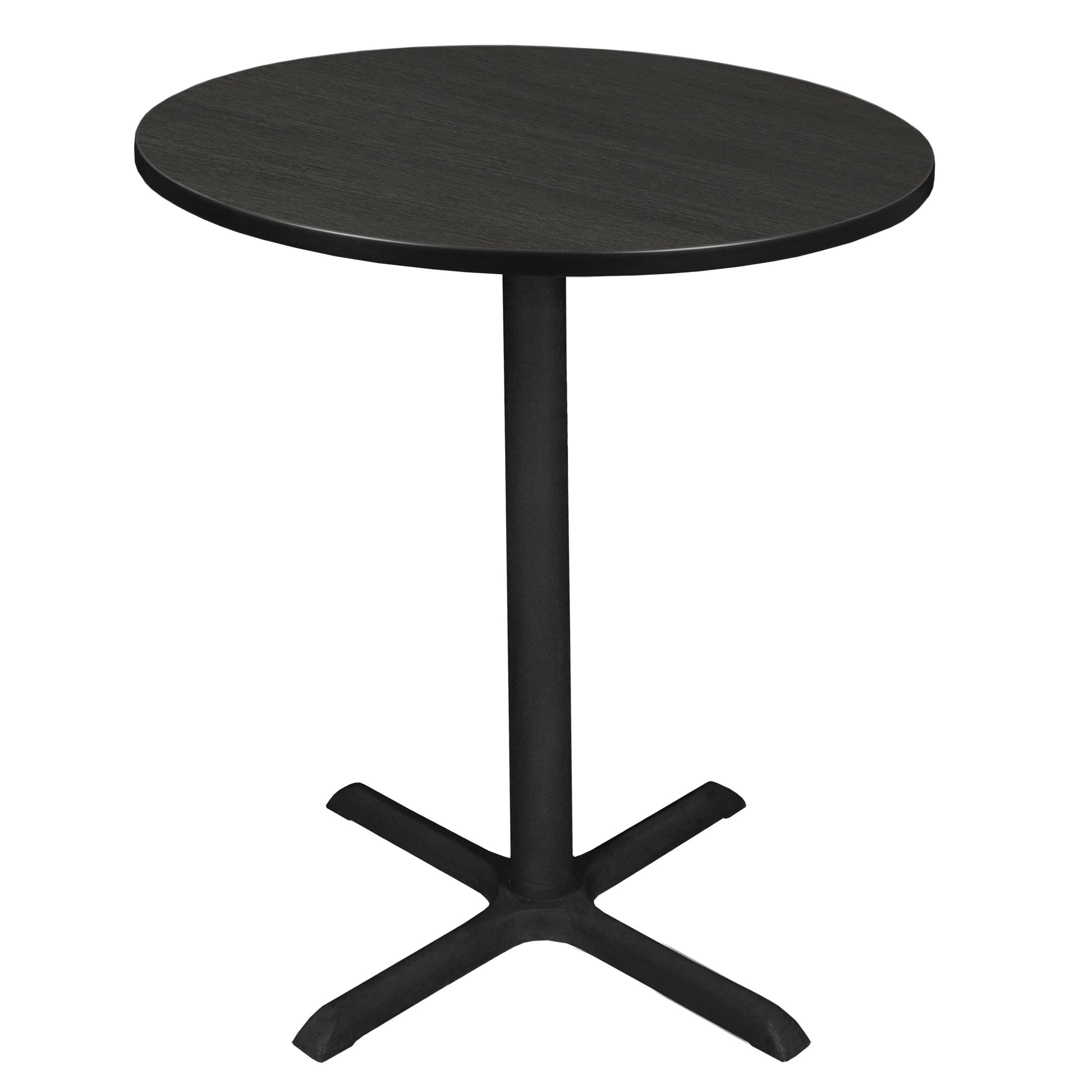 Regency Cain Medium 36 in. Round X - Base Cafe Table - SchoolOutlet