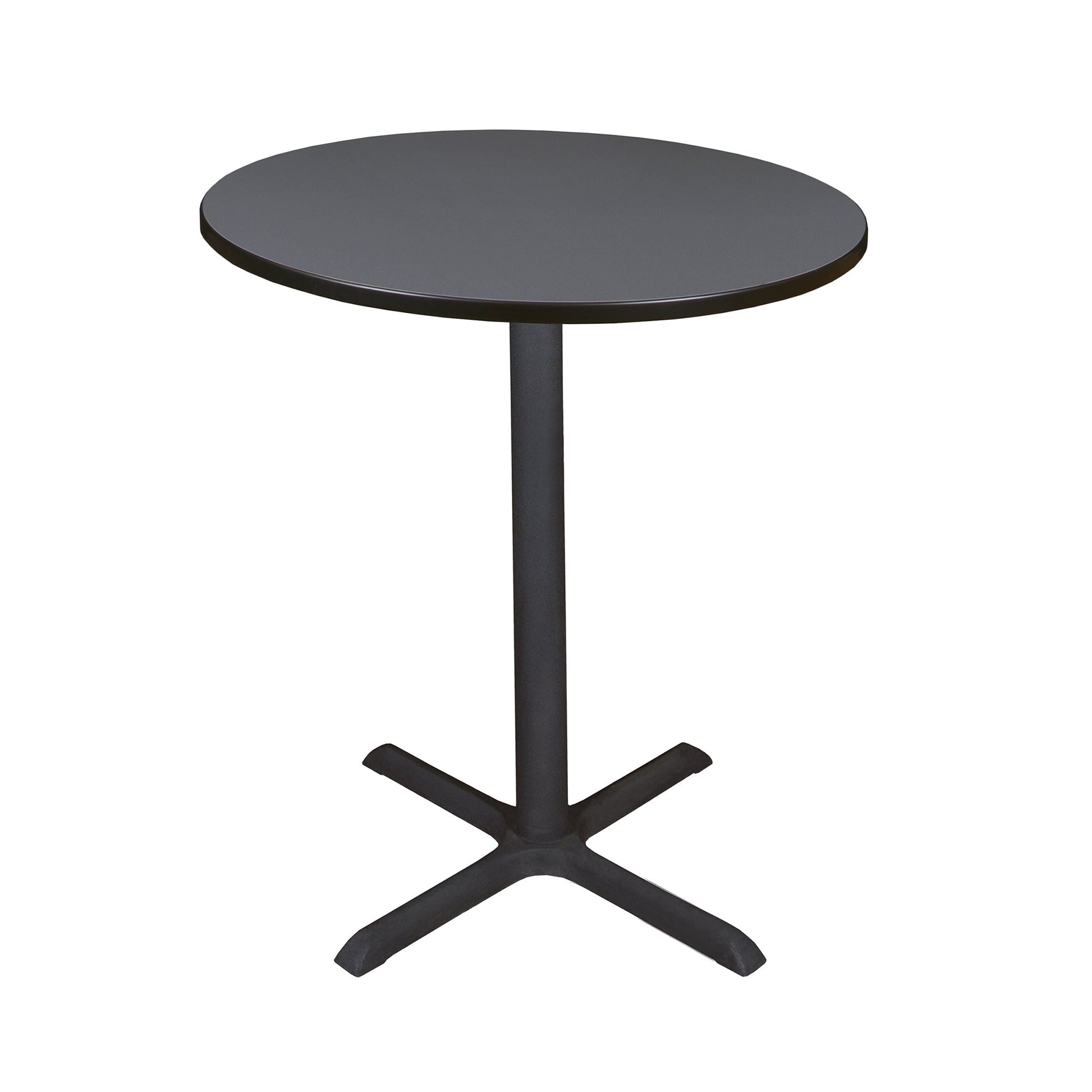 Regency Cain Medium 36 in. Round X - Base Cafe Table - SchoolOutlet