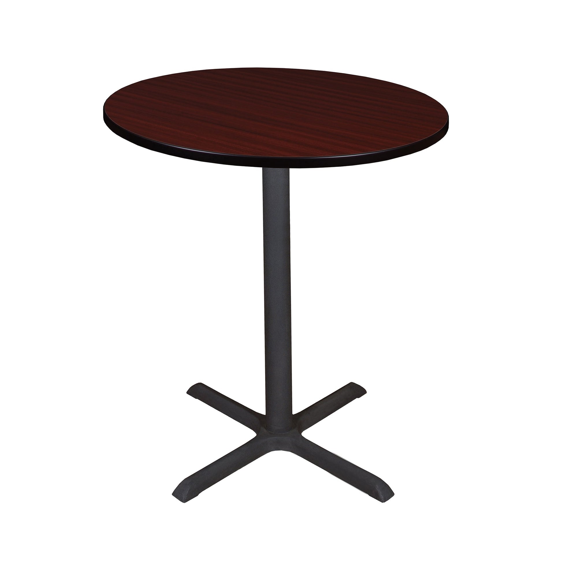 Regency Cain Medium 36 in. Round X - Base Cafe Table - SchoolOutlet