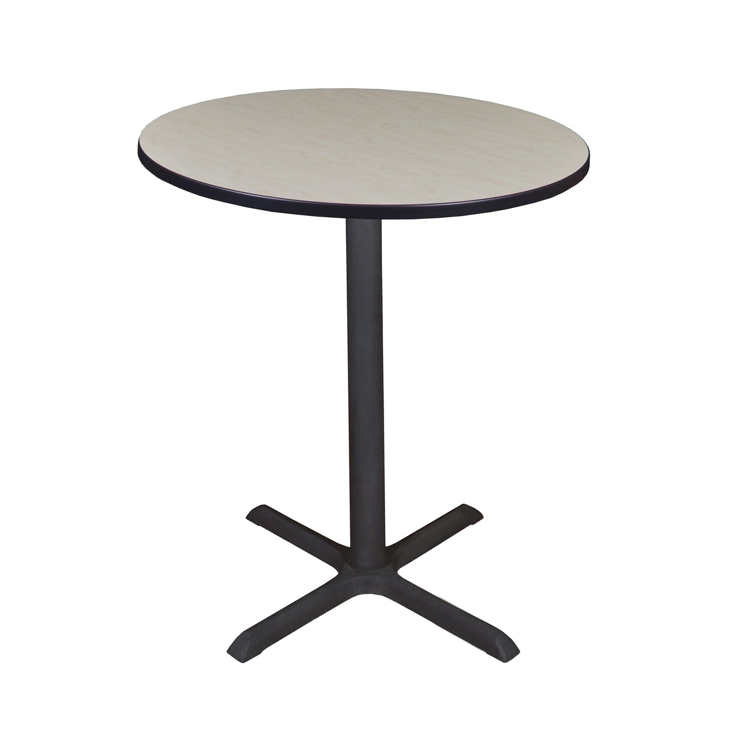 Regency Cain Medium 36 in. Round X - Base Cafe Table - SchoolOutlet