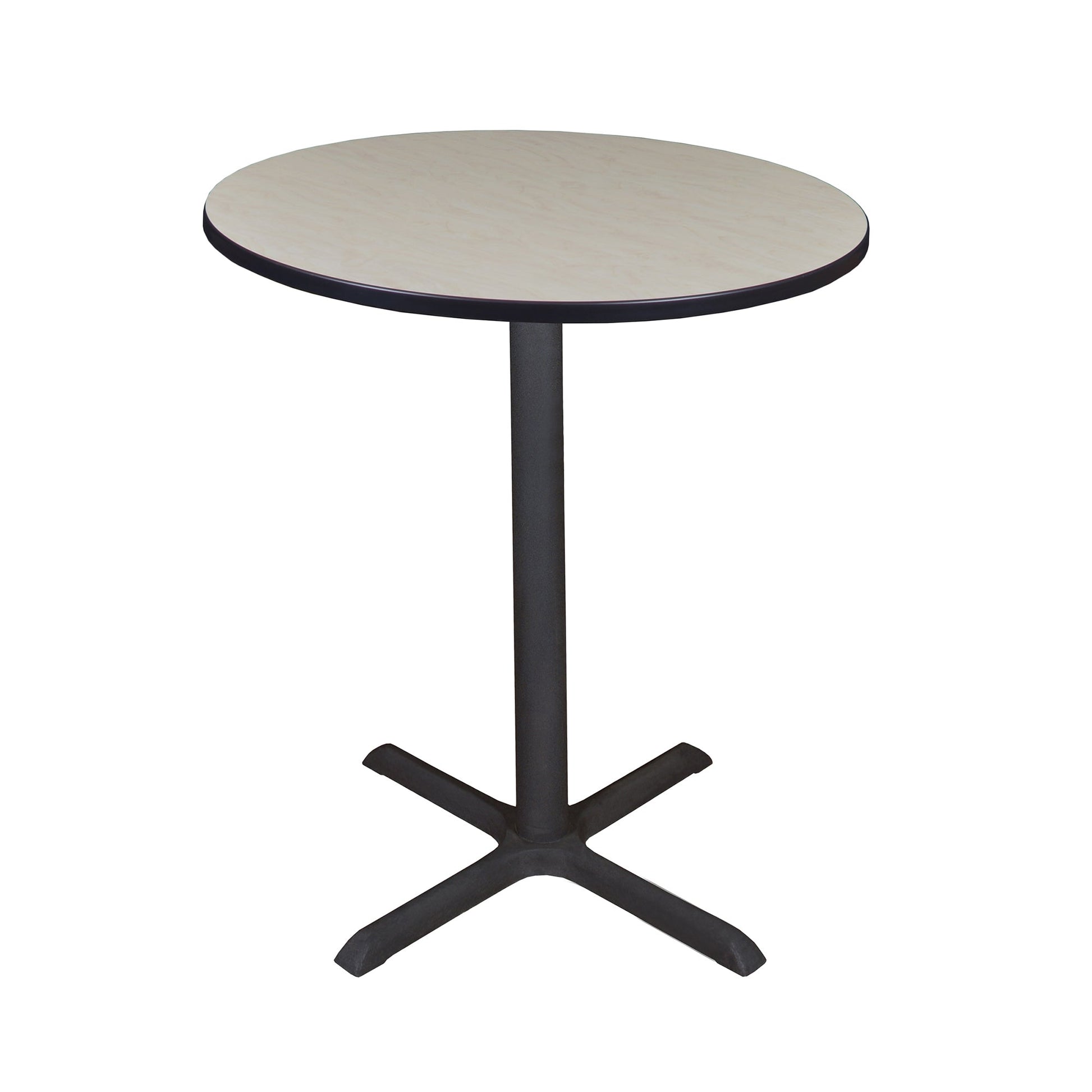 Regency Cain Medium 36 in. Round X - Base Cafe Table - SchoolOutlet