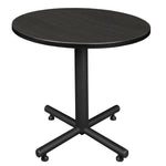 Regency Kobe 30 in. Round X - Base Breakroom Table - SchoolOutlet