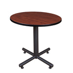 Regency Kobe 30 in. Round X - Base Breakroom Table - SchoolOutlet