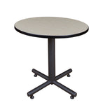 Regency Kobe 30 in. Round X - Base Breakroom Table - SchoolOutlet