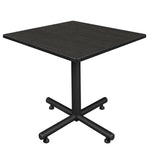 Regency Kobe 42 in. Square X - Base Breakroom Table - SchoolOutlet