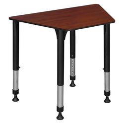 Regency Learning Height Adjustable Trapezoid Kids Desk 36" W x 23" D x 23"-34"H (REG-TSD362319)