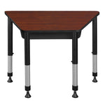 Regency Learning Height Adjustable Trapezoid Kids Desk 36