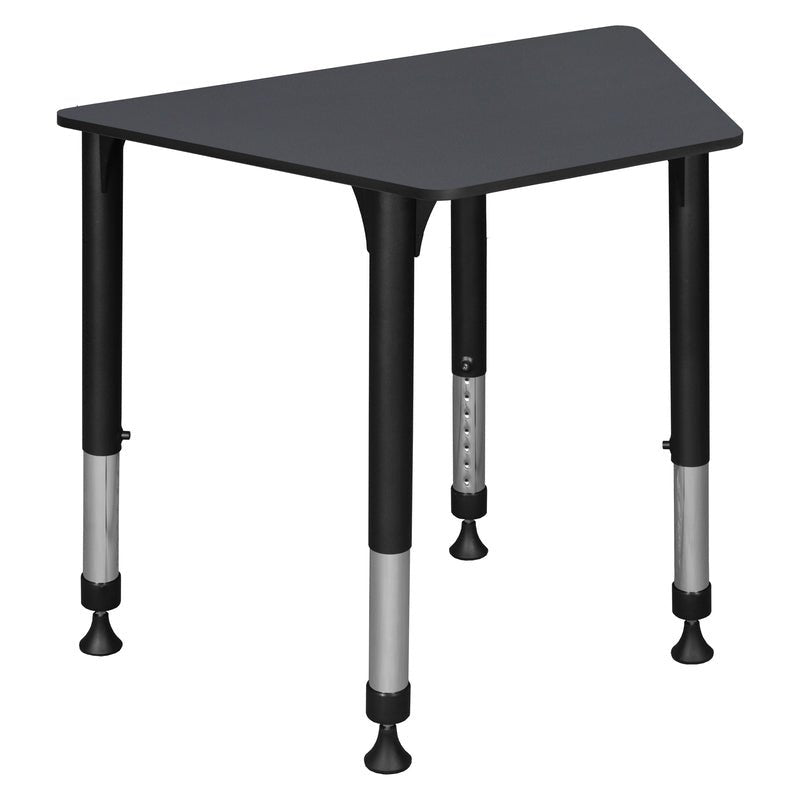 Regency Learning Height Adjustable Trapezoid Kids Desk 36" W x 23" D x 23" - 34"H (REG - TSD362319) - SchoolOutlet