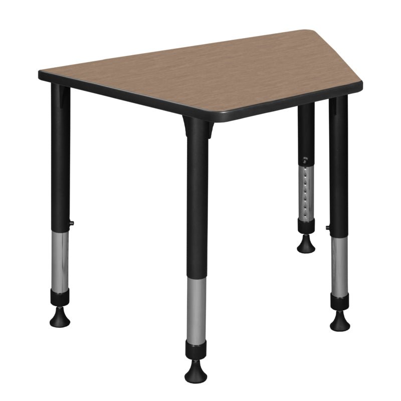 Regency Learning Height Adjustable Trapezoid Kids Desk 36" W x 23" D x 23" - 34"H (REG - TSD362319) - SchoolOutlet
