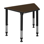 Regency Learning Height Adjustable Trapezoid Kids Desk 36