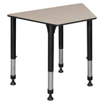 Regency Learning Height Adjustable Trapezoid Kids Desk 36